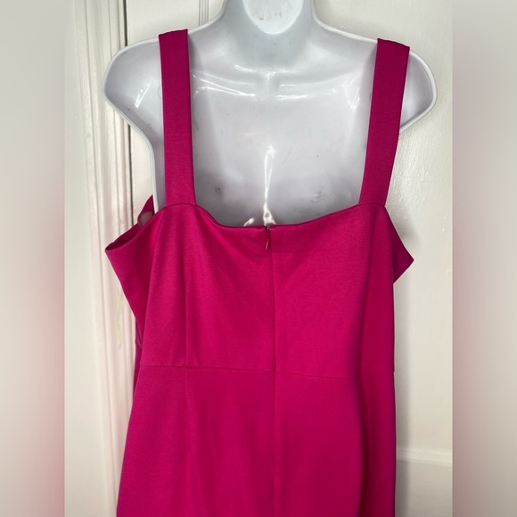 ON 34th NWT Solid Ponte Knit Pink Sleeveless Mini Tank Dress - Picture 6 of 8